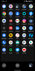 اسکرین شات 3 برنامه Launcher panda: Dark mode app