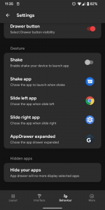 اسکرین شات 7 برنامه Launcher panda: Dark mode app
