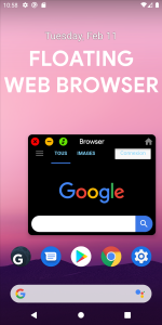 اسکرین شات 1 برنامه G Web: Focus Internet Browser