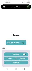 اسکرین شات برنامه Dynamic notch iOS 16 - iLand 4