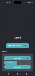 اسکرین شات برنامه Dynamic notch iOS 16 - iLand 7
