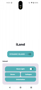 اسکرین شات برنامه Dynamic notch iOS 16 - iLand 6