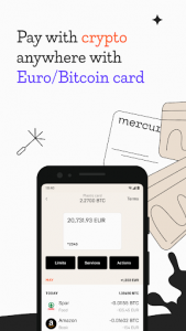 اسکرین شات برنامه Mercuryo Bitcoin Cryptowallet 2