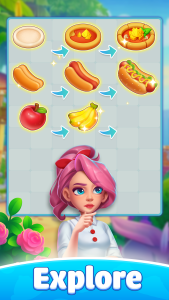 اسکرین شات 7 بازی Diner Story: Merge Cook Decor