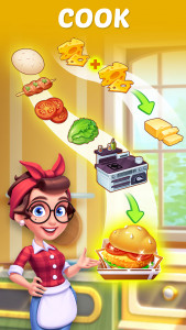 اسکرین شات بازی Merge Cooking:Theme Restaurant 4
