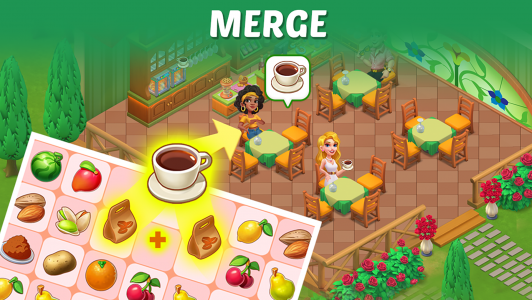 اسکرین شات بازی Merge Cooking:Theme Restaurant 3