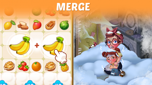 اسکرین شات بازی Merge Cooking:Theme Restaurant 2