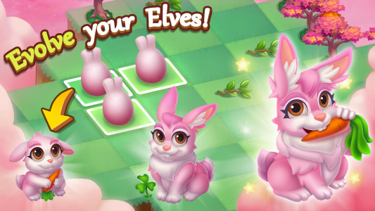اسکرین شات 3 بازی Merge Elves-Merge 3 Puzzles