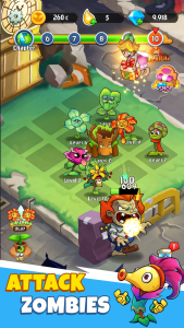 اسکرین شات 4 بازی Flower Merge: Zombie Attack