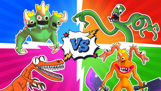 اسکرین شات بازی Monster Rampage: Merge Rainbow 1