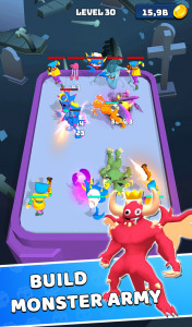 اسکرین شات بازی Monster Rampage: Merge Rainbow 2