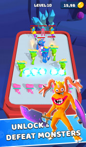 اسکرین شات بازی Monster Rampage: Merge Rainbow 3