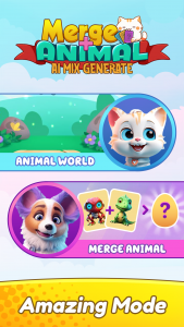 اسکرین شات 1 بازی Merge Animal : AI Mix Generate