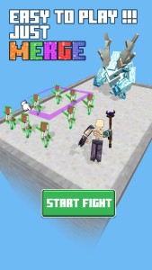 اسکرین شات 1 بازی Dinosaur Merge: Block Fighting