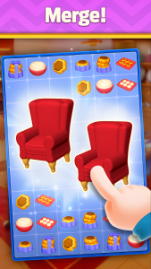 اسکرین شات بازی Mergedom: Home Design & Merge 1