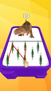 اسکرین شات 1 بازی Merge Dinosaurs Battle Fight