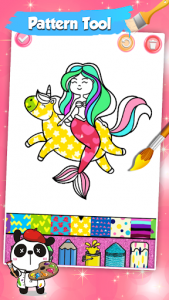 اسکرین شات برنامه Mermaid Coloring Pages Glitter 5