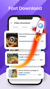 اسکرین شات برنامه Video Downloader app 3