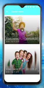 اسکرین شات برنامه video maker with photo & music 6