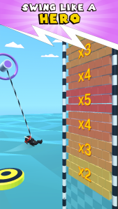 اسکرین شات بازی Rope Swing 3D 2