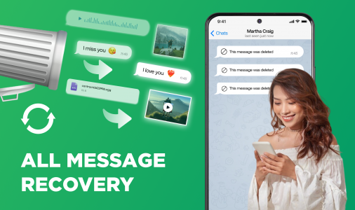 اسکرین شات 1 برنامه Message & All File Recovery