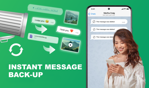 اسکرین شات 1 برنامه Message & All File Recovery