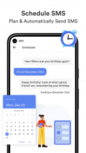 اسکرین شات 4 برنامه Messages: Text Message