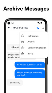 اسکرین شات 7 برنامه Messages: SMS Messaging App