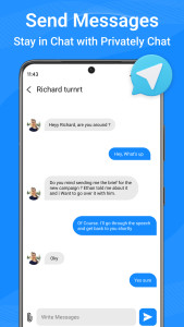 اسکرین شات 2 برنامه Messages: Text SMS