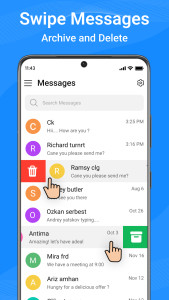 اسکرین شات 4 برنامه Messages: Text SMS