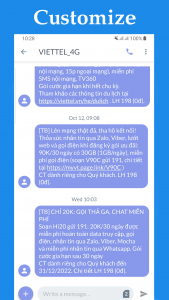 اسکرین شات 3 برنامه Text Messages: SMS + MMS