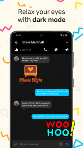 اسکرین شات 2 برنامه Messages – SMS & MMS Messenger
