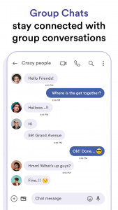 اسکرین شات برنامه Messages SMS App: Messenger 1