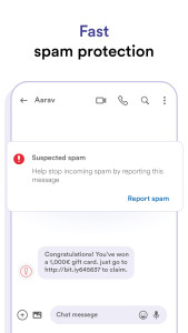 اسکرین شات 5 برنامه Messages: Phone SMS Text App