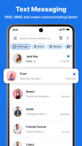 اسکرین شات 1 برنامه Messages - Text Message, SMS
