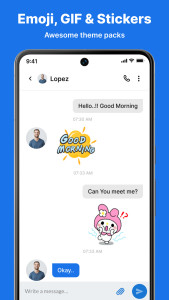 اسکرین شات 5 برنامه Messages - Text Message, SMS