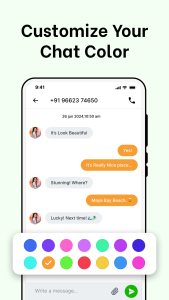 اسکرین شات 3 برنامه Messages: SMS, Messenger Home