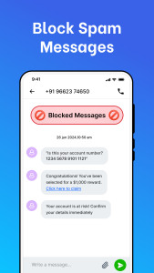 اسکرین شات 7 برنامه Messages: SMS, Messenger Home