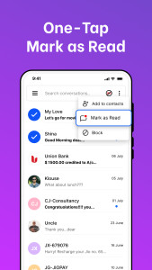 اسکرین شات 8 برنامه Messages: SMS, Messenger Home