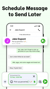 اسکرین شات 5 برنامه Messages: SMS, Messenger Home