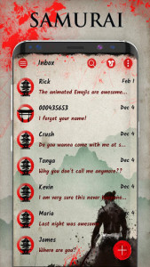 اسکرین شات برنامه Samurai SMS 1