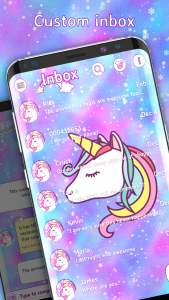 اسکرین شات 1 برنامه Pink Sms Messenger theme