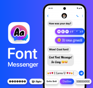 اسکرین شات برنامه Font Messages : Text SMS 1