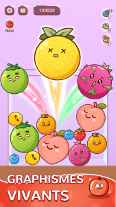اسکرین شات 2 بازی Fusion de Chute de Fruits