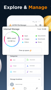 اسکرین شات برنامه ASTRO File Manager & Cleaner 3