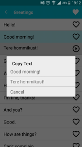 اسکرین شات 4 برنامه Learn Estonian