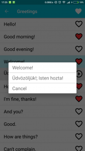 اسکرین شات برنامه Learn Hungarian 4