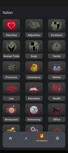 اسکرین شات 3 برنامه Learn Italian