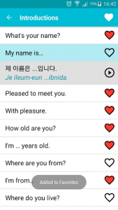 اسکرین شات برنامه Learn Korean Free 3