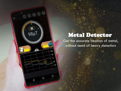 اسکرین شات برنامه Metal Detector and Gold Finder 4